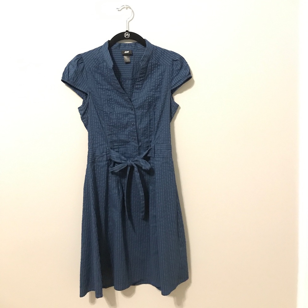 Blue striped H&M
