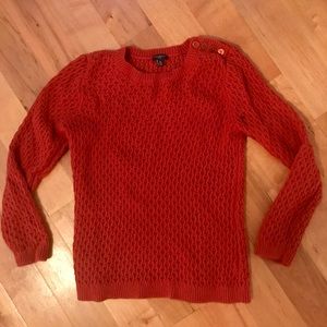 Burnt orange knit sweater