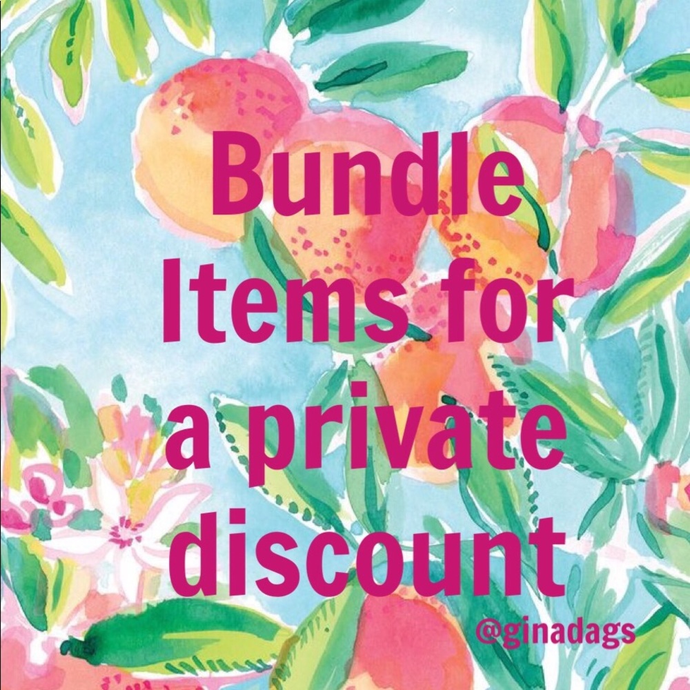 BUNDLE ITEMS FOR A PRIVATE DISCOUNT