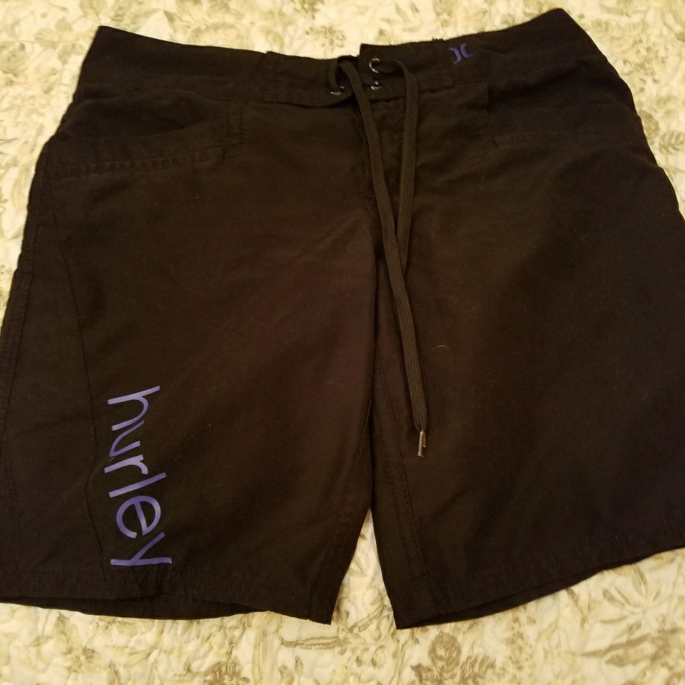 Hurley black swim shorts