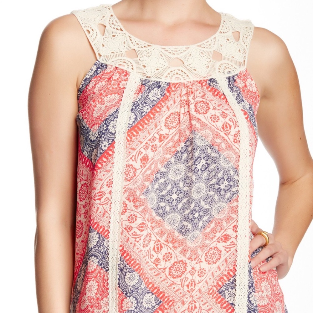 Love On A Hanger Crochet Tank