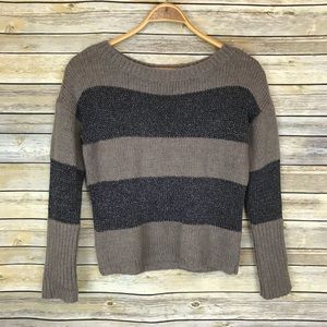 Ann Taylor LOFT Crewneck Sweater Brown, Small Ann Taylor LOFT Crewneck Sweater Brown, Small