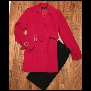 Suit with Trench Style Coat