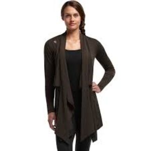 NWOT Black Icebreaker Merino Bliss Wrap Cardigan.