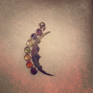 Boho moon charm