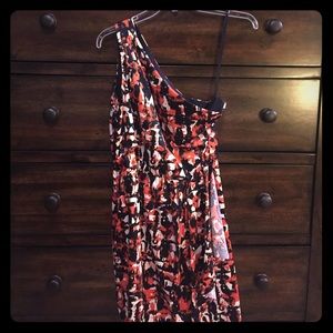 One shoulder Banana Republic cocktail dress