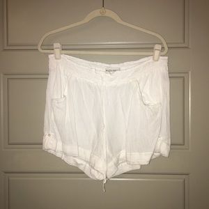 White cover up shorts
