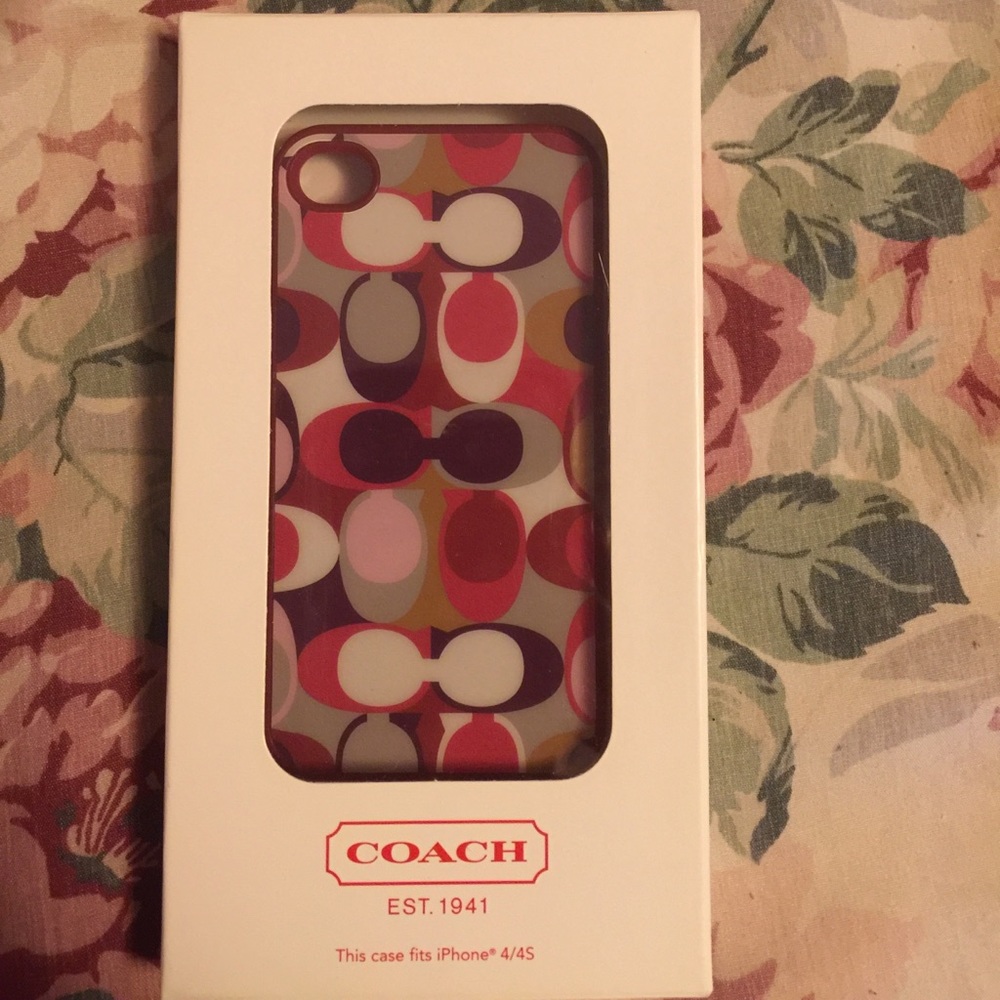Authenic Coach Iphone Case.
