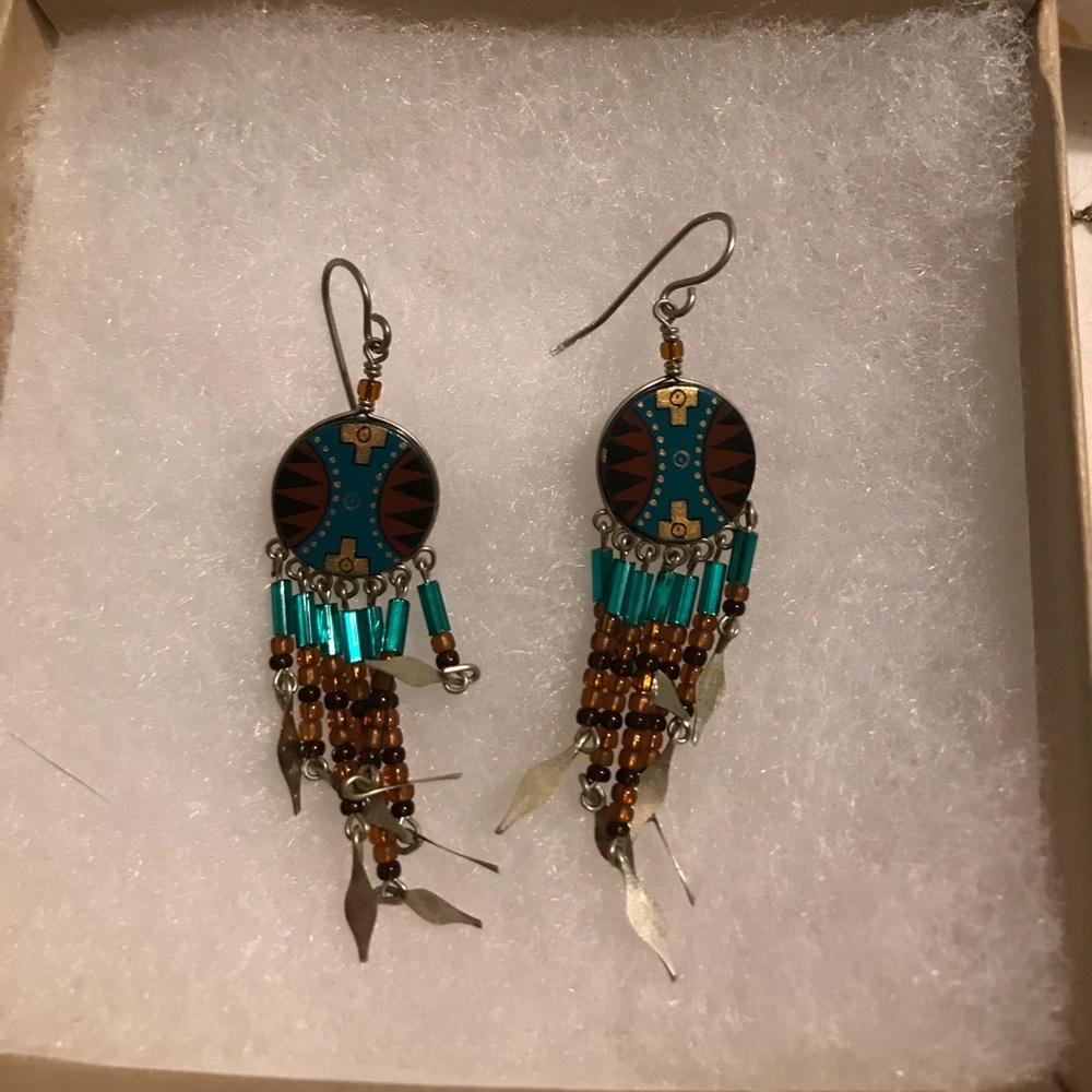 Dream catcher earrings