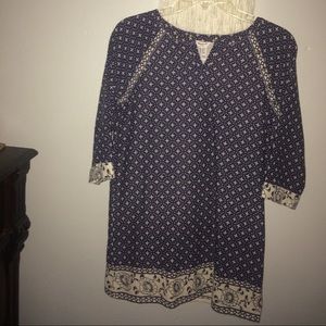F21 Patterned Tunic Dress