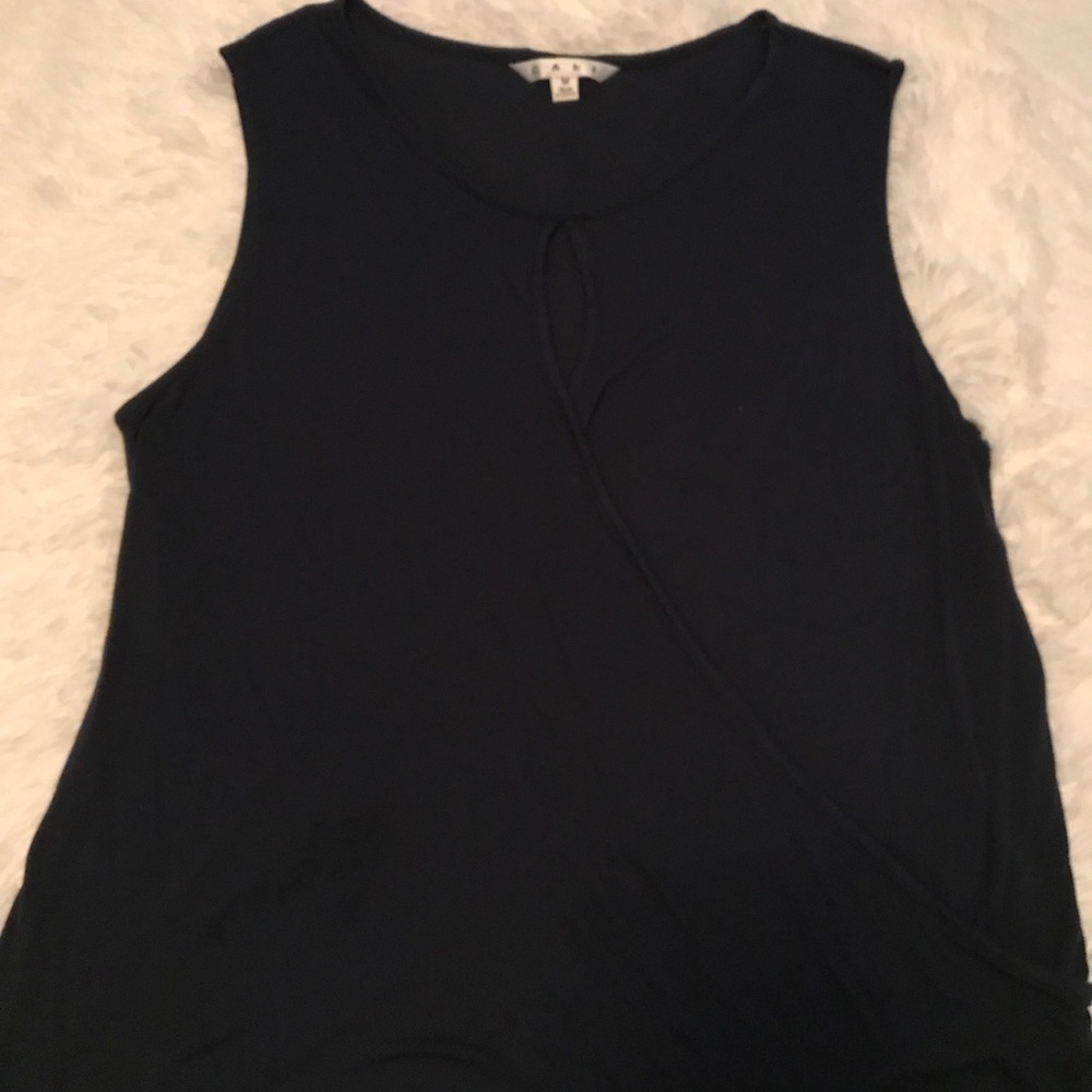 CAbi Navy Blue Sleeveless Top