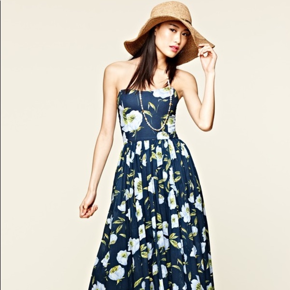 French Connection floral maxi dress