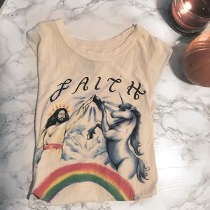 UNIF faith muscle tee