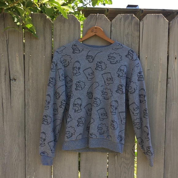 Stylish Simpsons Crew neck sweater - Picture 1 of 3