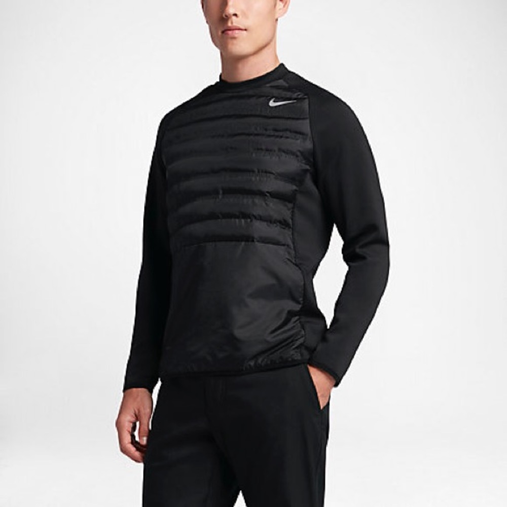 Nike AeroLoft Hyperfit Mens L Pullover Golf Shirt