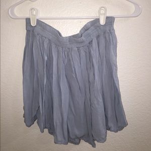 Baby Blue Flowy Skirt