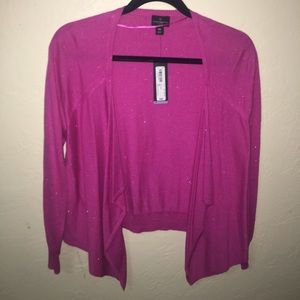 Pink sparkly cardigan