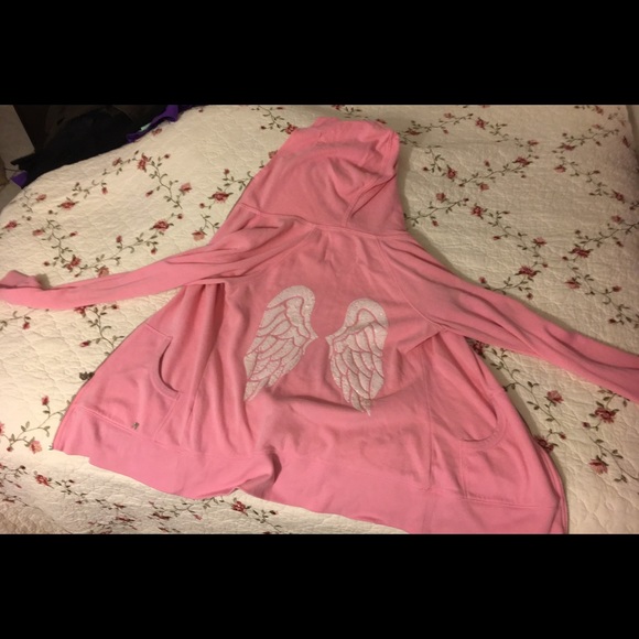 PINK Victoria's Secret Jackets & Blazers - Victoria Secrets Sequin Angel Wing ZIP-UP Jacket
