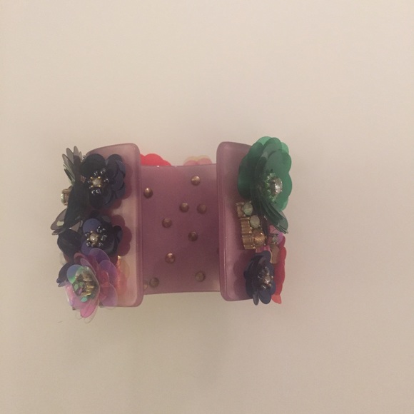 SOLD NWOT J.Crew Blooming Sequin Paillette Cuff - Picture 4 of 8