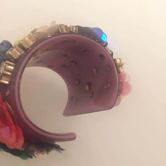 SOLD NWOT J.Crew Blooming Sequin Paillette Cuff - Picture 5 of 8