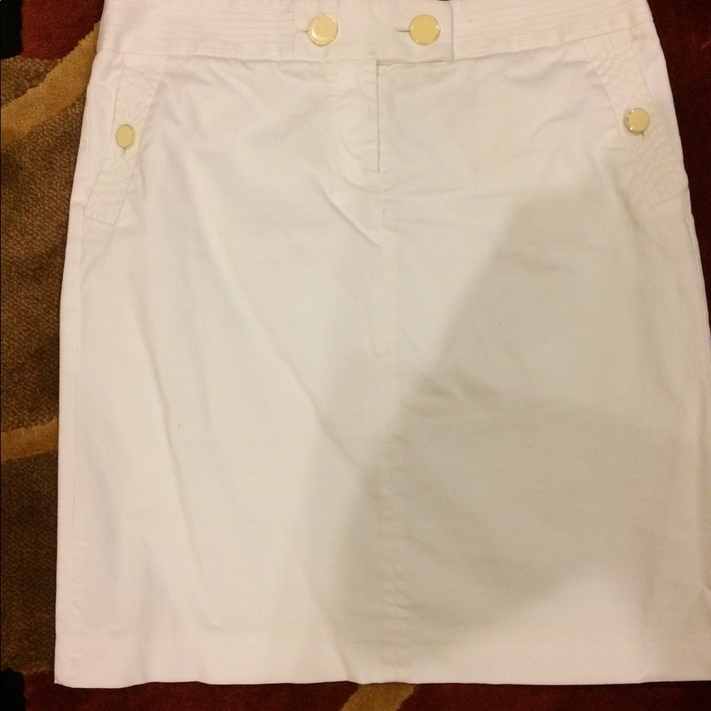 J Crew White Dress Skirt