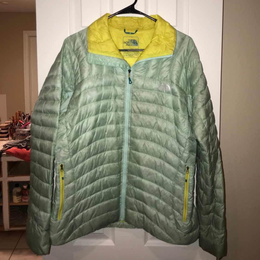 Teal North Face Jacket