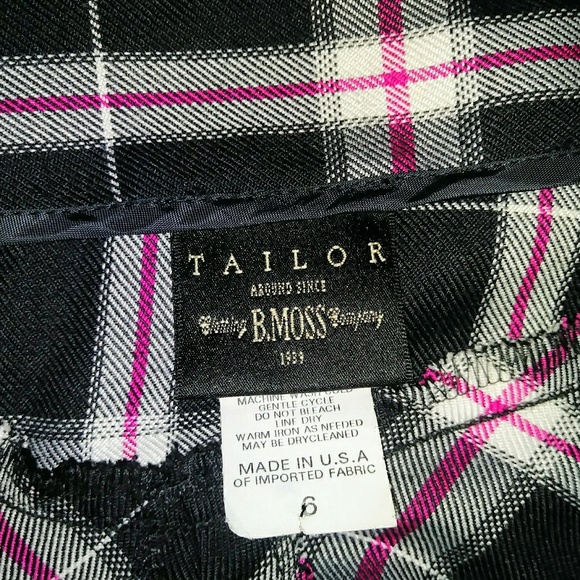 Tailor B. Moss Long Plaid Skirt - Picture 3 of 3