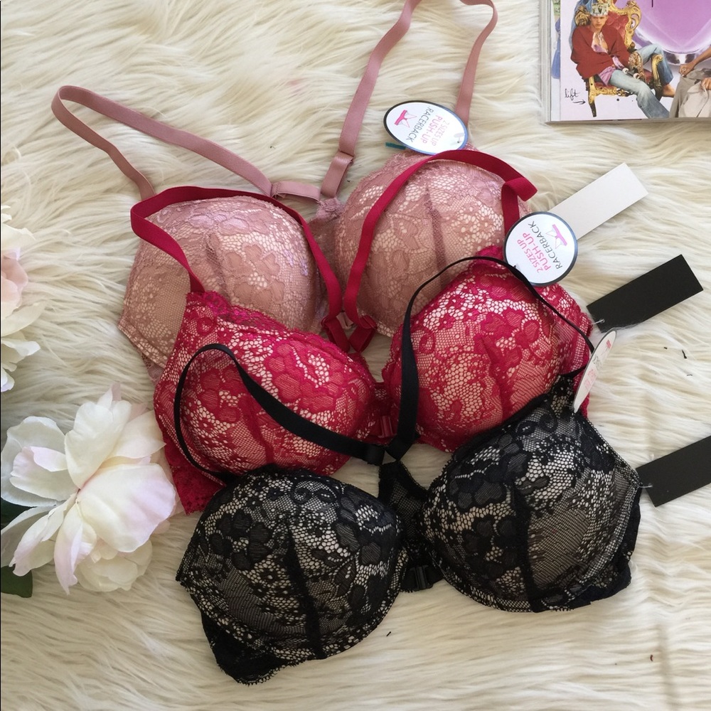 3 Size 32A Extreme Push-up Double Padded Bras