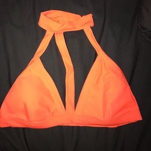 orange bikini top