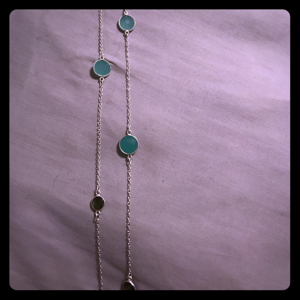 Long statement necklace