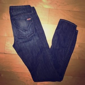 Hudson dark skinny jeans