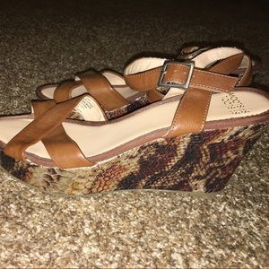 Cute brown wedges