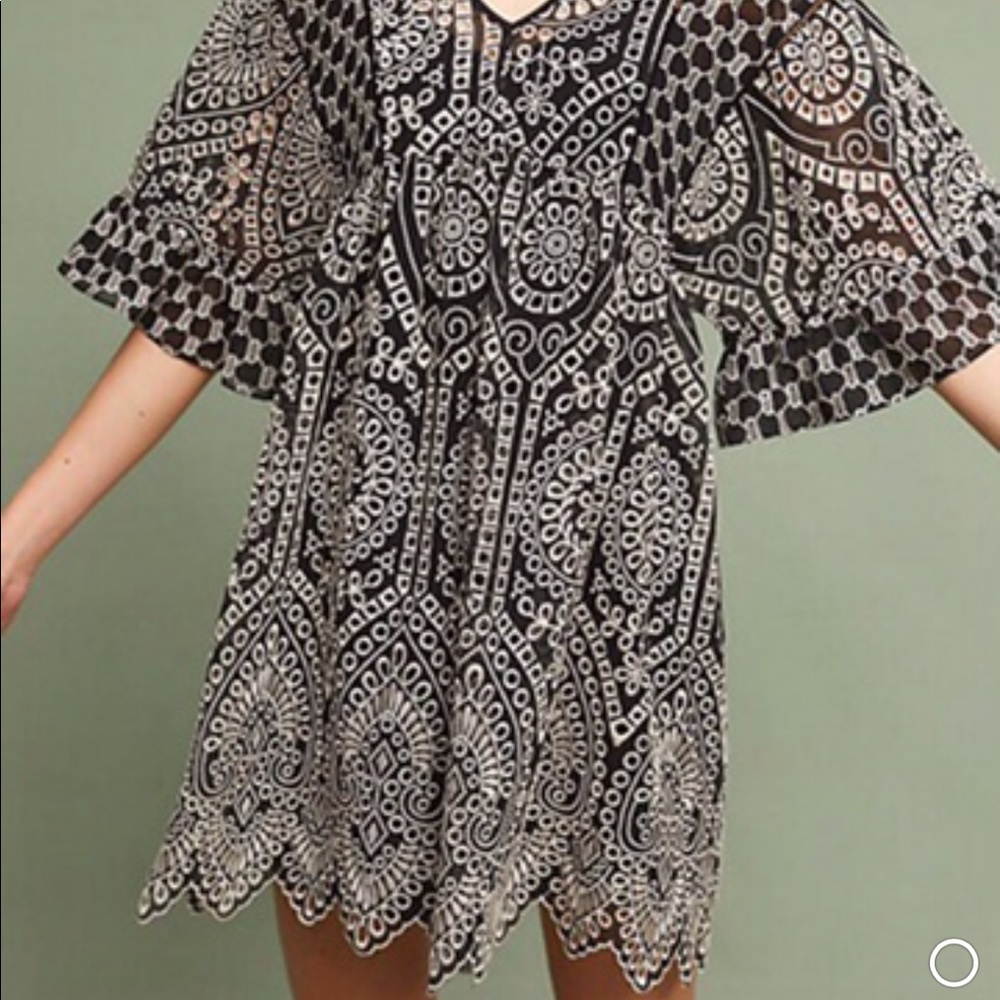 NWT Anthropologie Lace Eyelet Dress