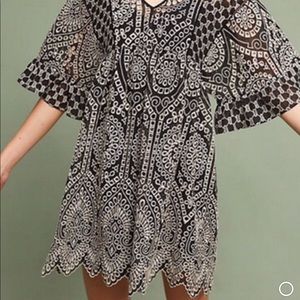 NWT Anthropologie Lace Eyelet Dress