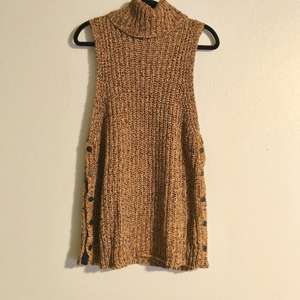 Free People horses turtleneck tunic sweater
