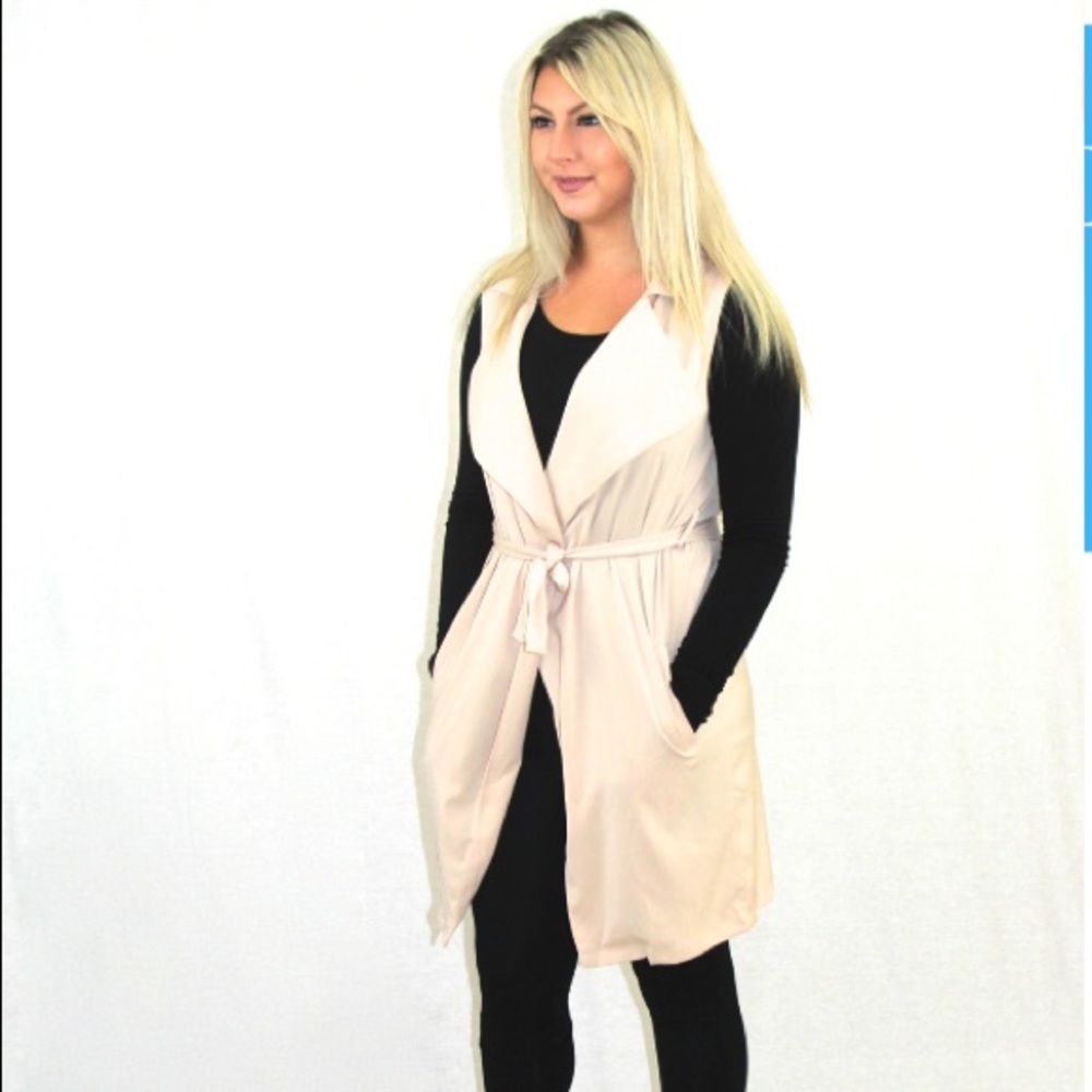 Tan Duster Vest