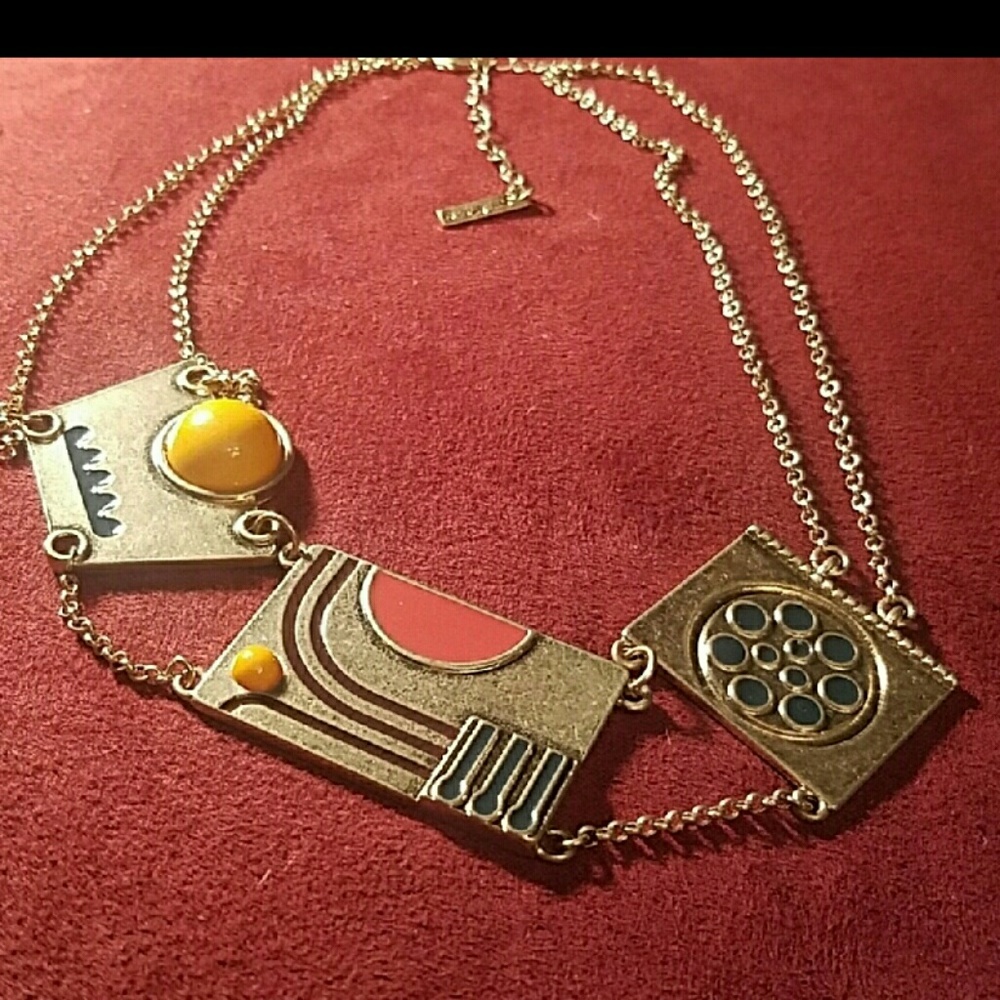 Jewelmint multi chain tribal necklace