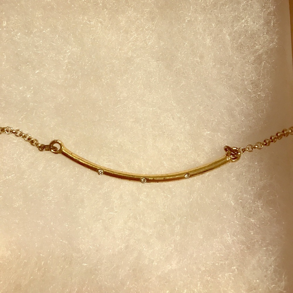 Gold Bar Necklace