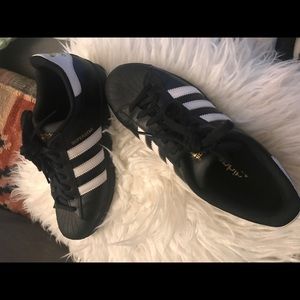 Adidas Superstar Black and White