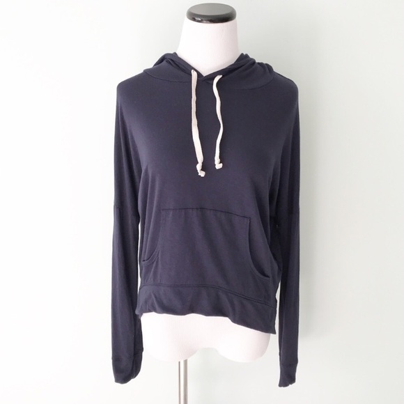 Abercrombie & Fitch Tops - Abercrombie & Fitch Navy blue Top hooded