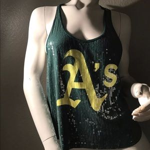 PINk Oakland A’s tank