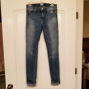 Hudson Shine Midrise Skinny Jean