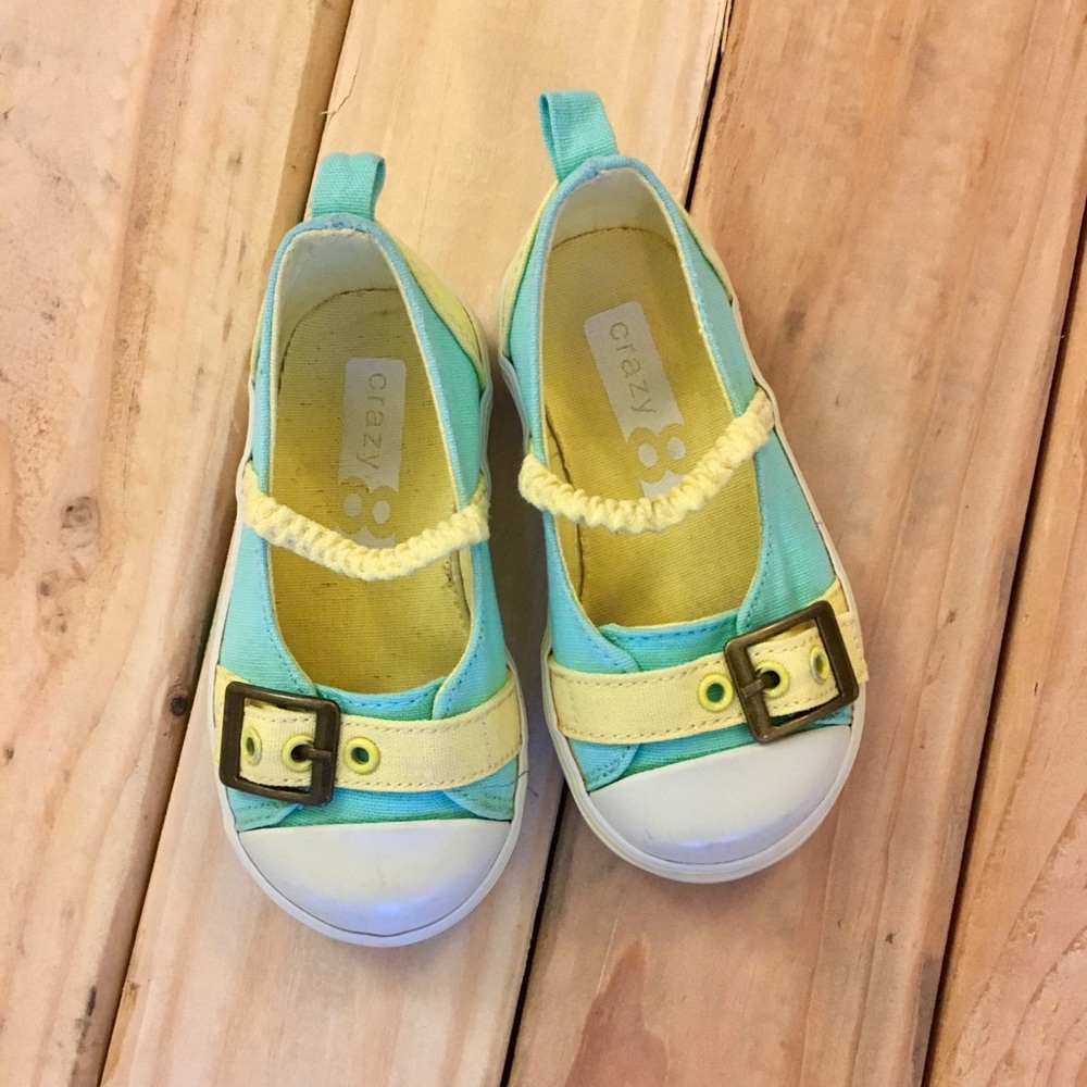 Crazy 8 Blue/yellow Mary Janes - Sz. 5c