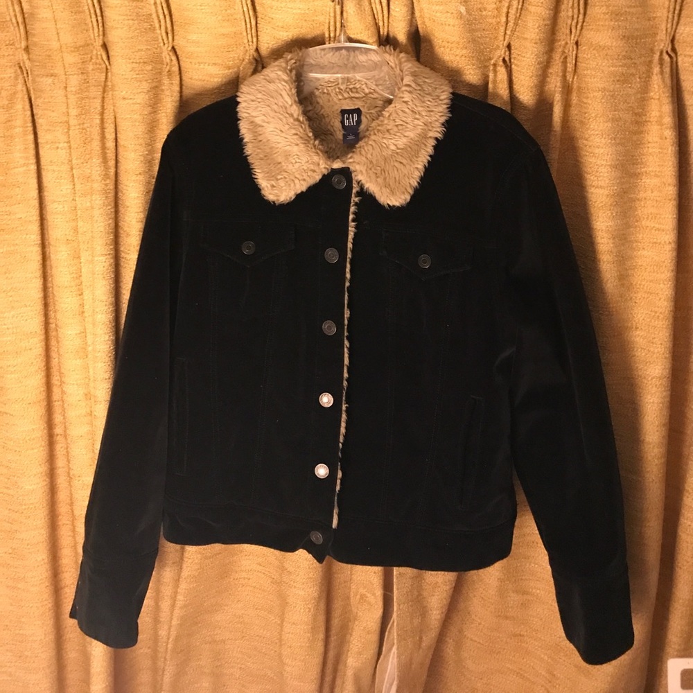 Cute Black Button Down Winter Coat - image 1