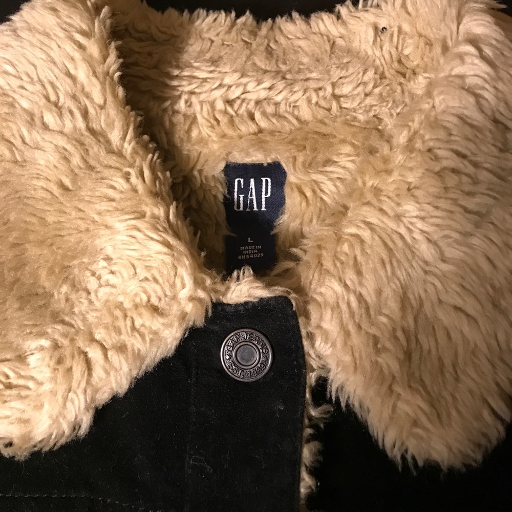 Cute Black Button Down Winter Coat - image 3