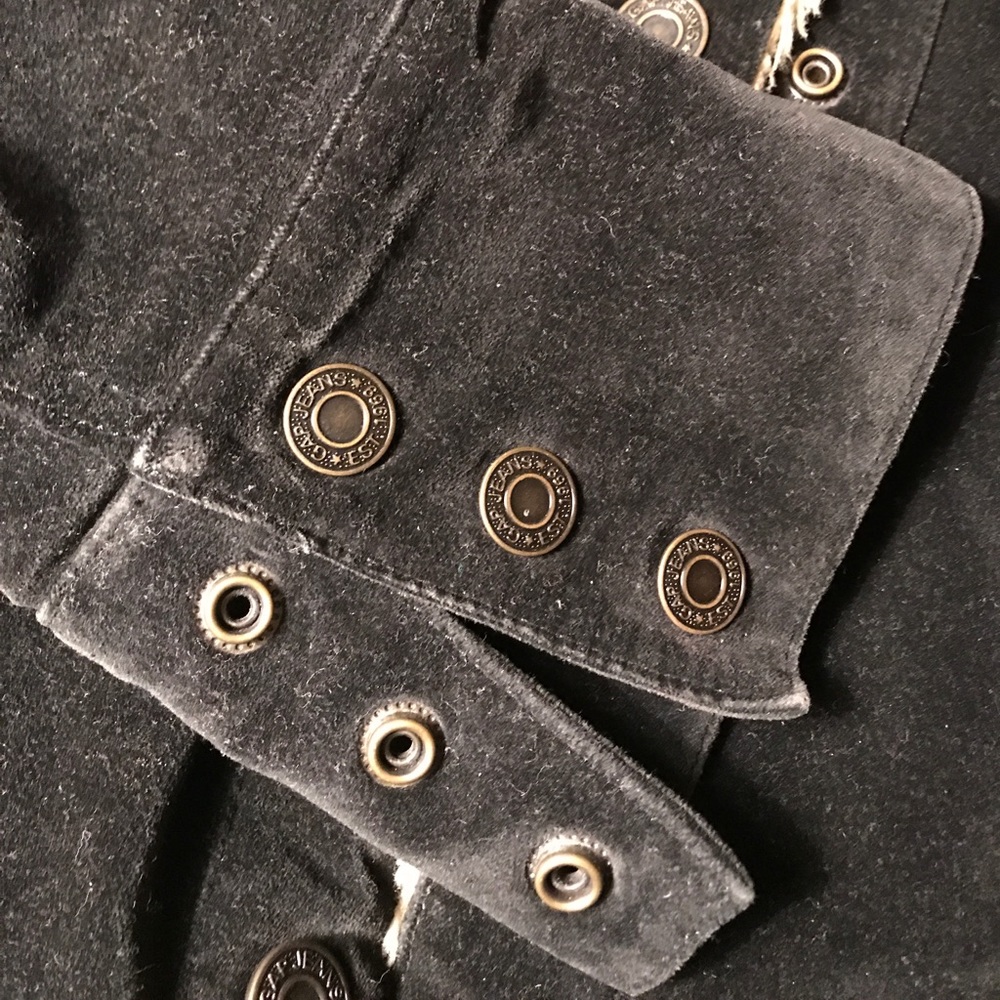 Cute Black Button Down Winter Coat - image 5