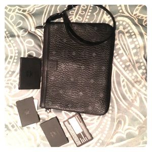 Never Worn! Authentic large MCM wristlet