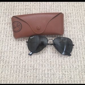 Rayban Polarized Aviator Sunglasses