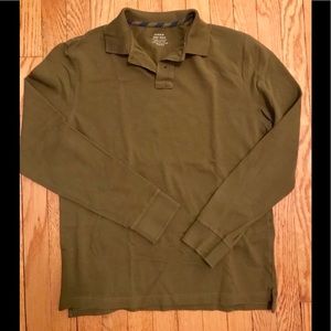 J.Crew long sleeve polo shirt