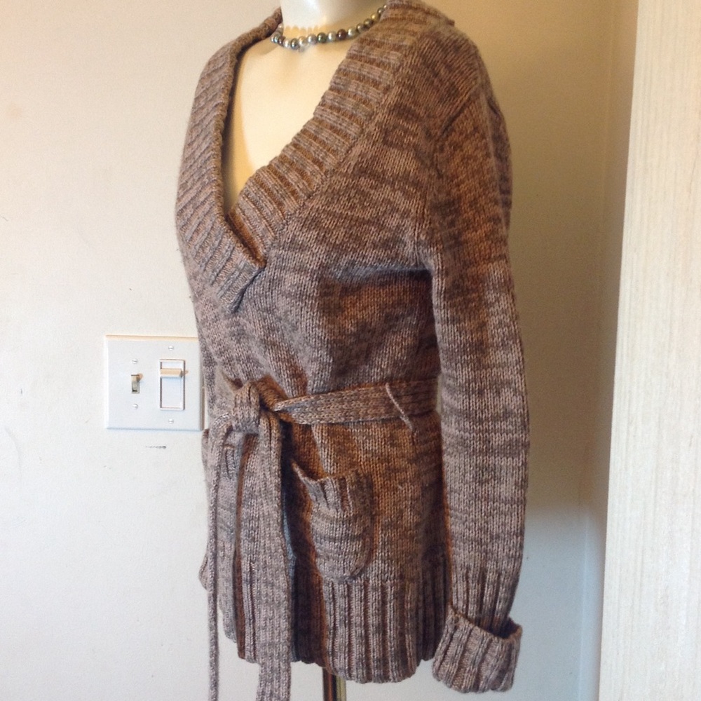 VS MODA LIGHT  BROWN VINTAGE SWEATER - Picture 4 of 5